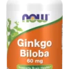 Ginkgo Biloba 60mg 60 kaps. Now Foods