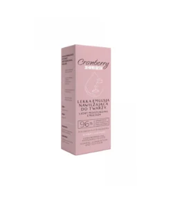 Glow Lekka emulsja nawilżająca do twarzy Light moisturizing emulsion50ml GoCranberry