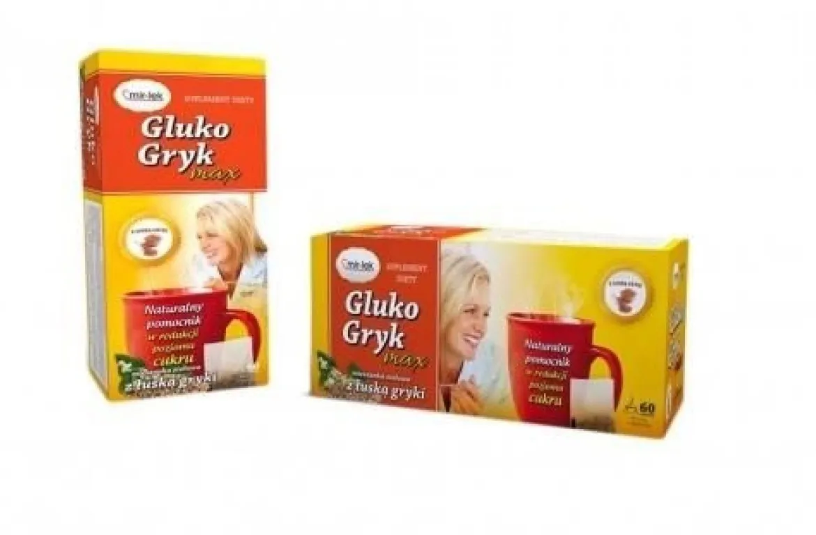 Gluko - Gryk Max cukier 60 saszetek Mir Lek