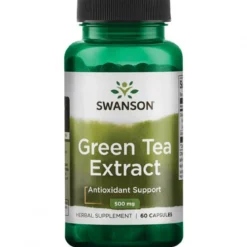 Green Tea Extract (Ekstrakt z Zielonej Herbaty) 500mg 60kaps Swanson