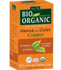 Henna Miedziany BIO 100g Indus Valley