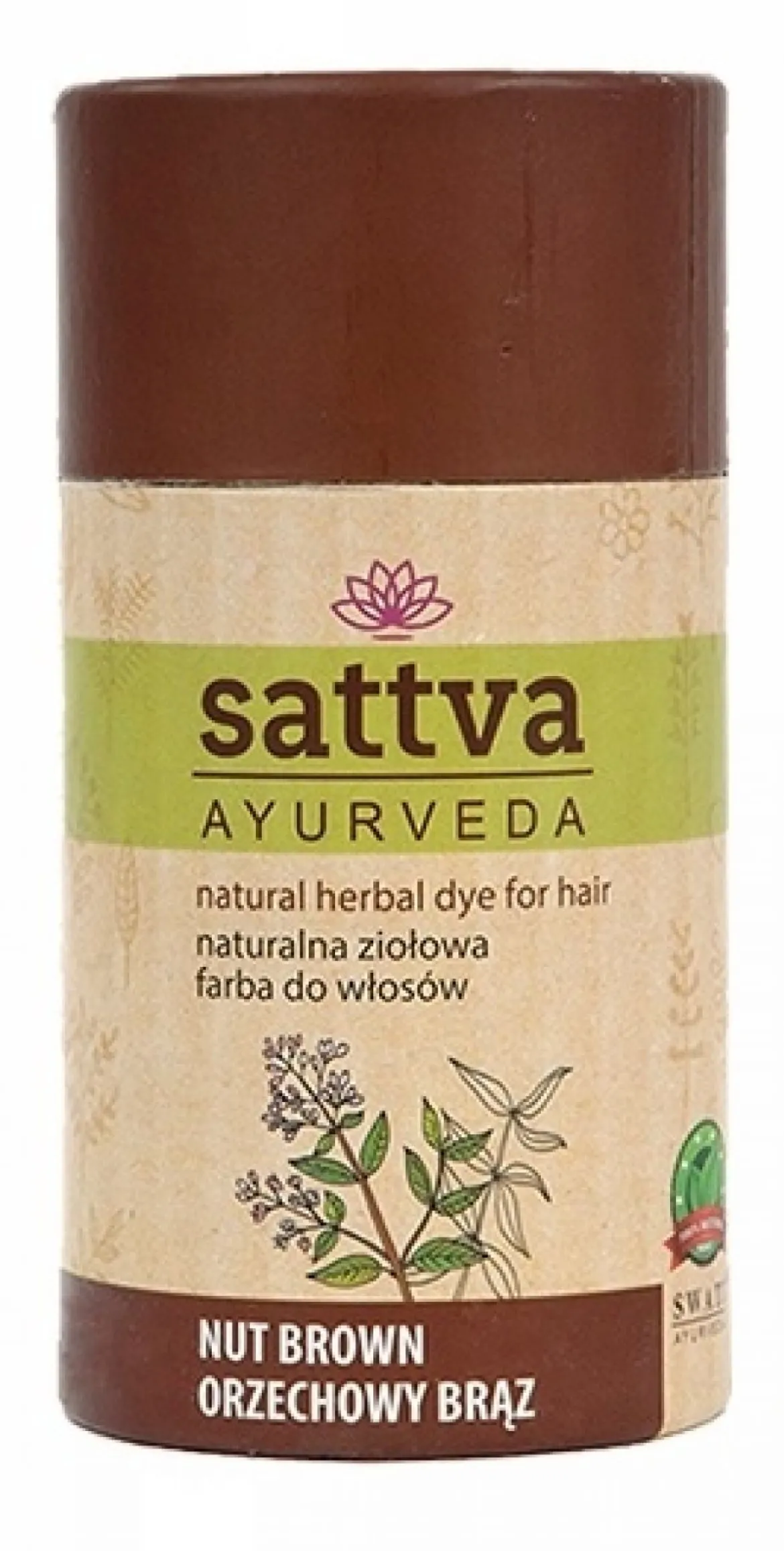 Henna Orzechowy Brąz 150g Sattva