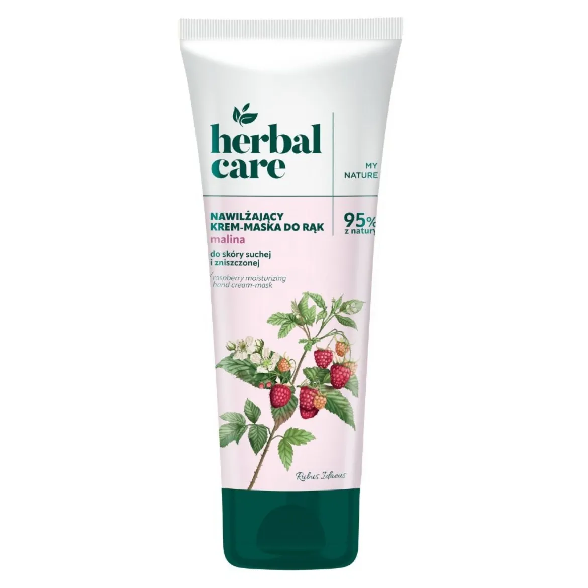 Herbal Care Nawilżający krem-maska do rąk Malina100ml Farmona