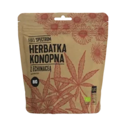 Herbata Konopna z Echinaceą 1,5% CBD+CBDA BIO 40g Cosma Cannabis