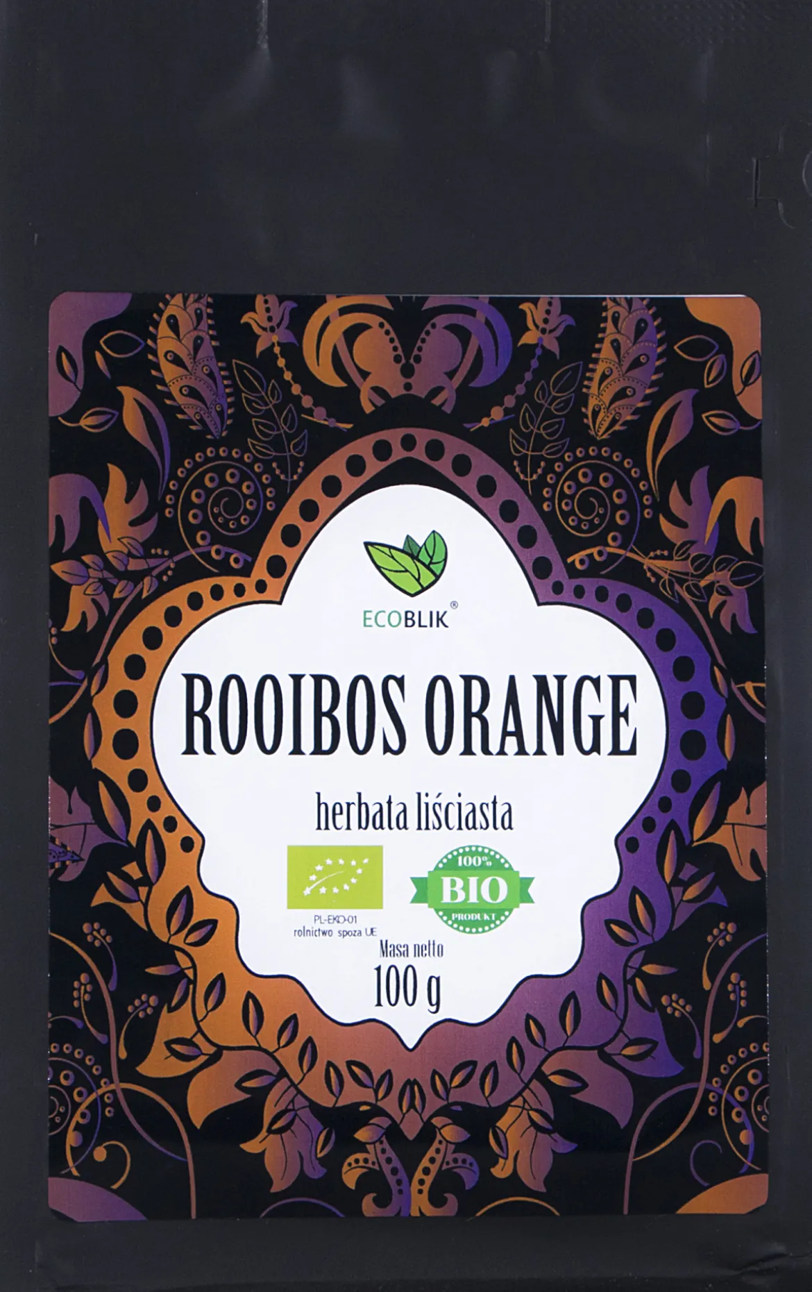 Herbata Rooibos Orange BIO 100g EcoBlik