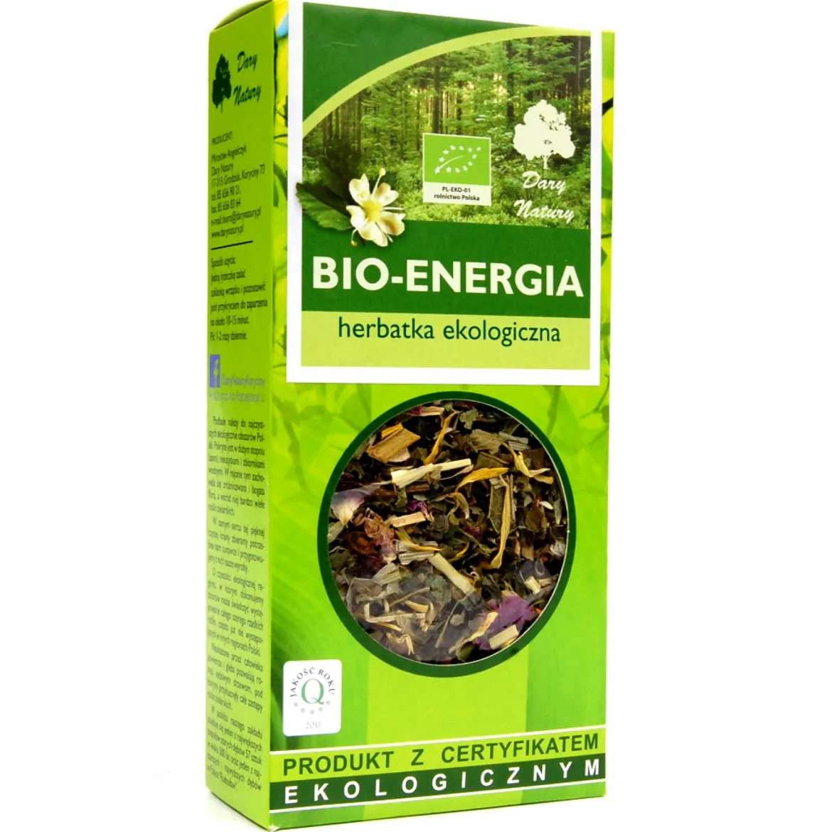 Herbatka Bio Energia EKO 50g Dary Natury