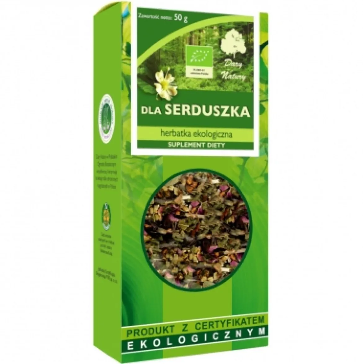 Herbatka Dla serduszka EKO 50g Dary Natury