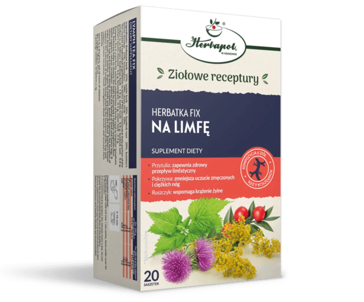 Herbatka Na Limfę 20x2g Herbapol Kraków