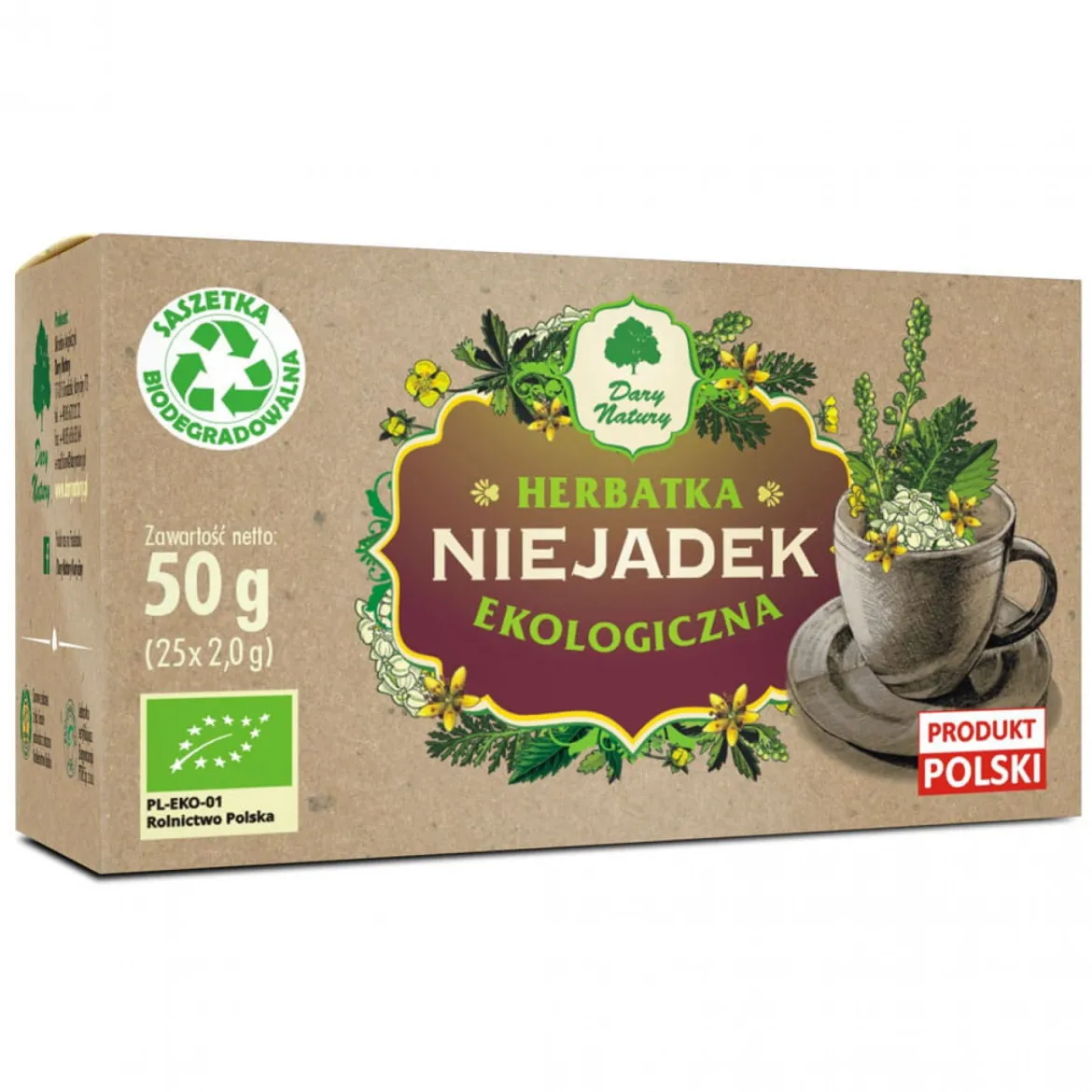 Herbatka Niejadek Eko 25x2g Ekspresowa Dary Natury