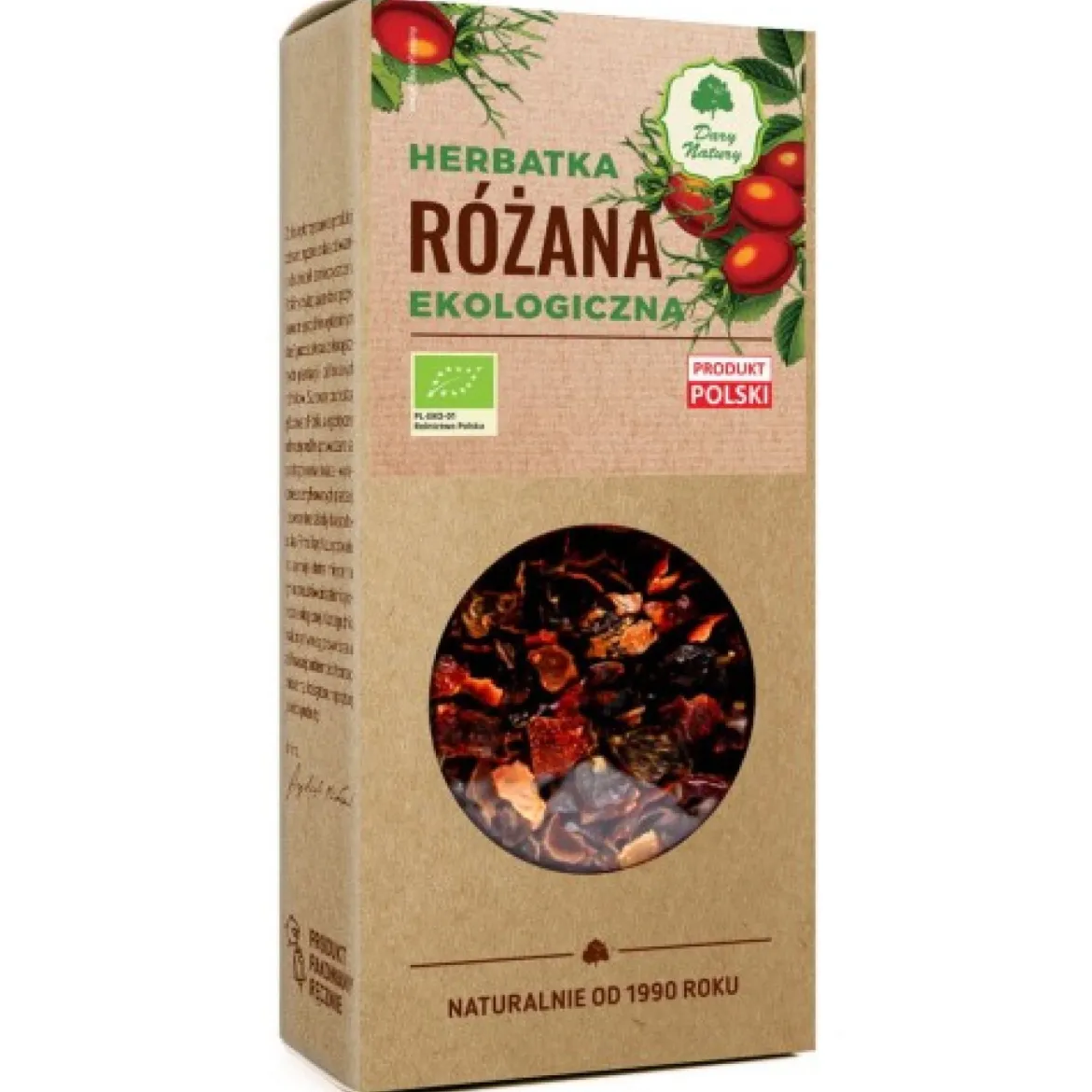 Herbatka Różana EKO 100g Dary Natury