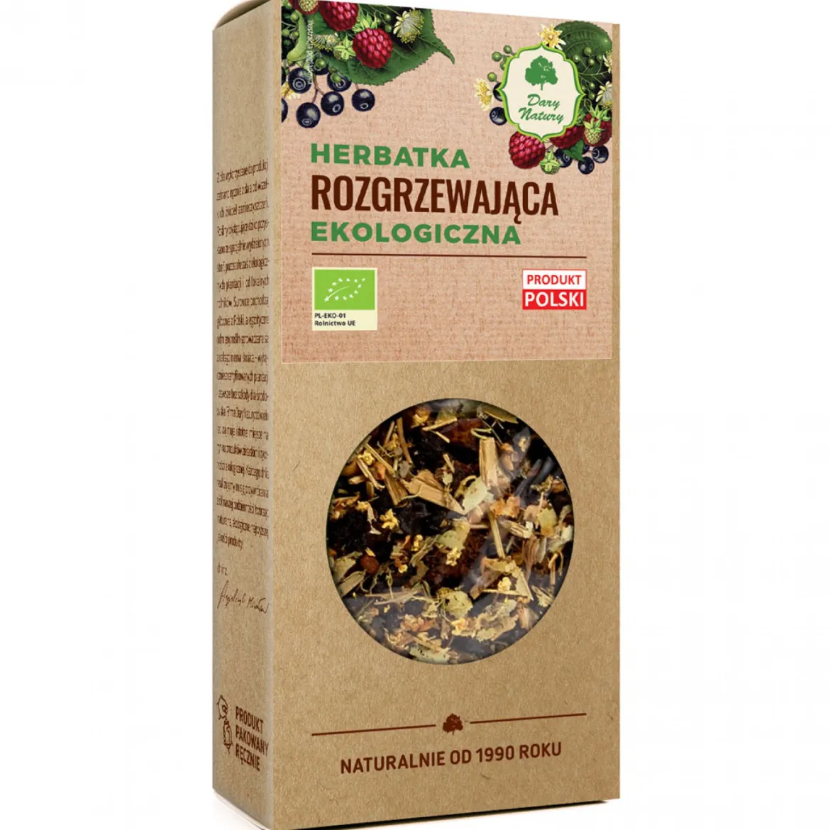 Herbatka Rozgrzewająca EKO 50g Dary Natury