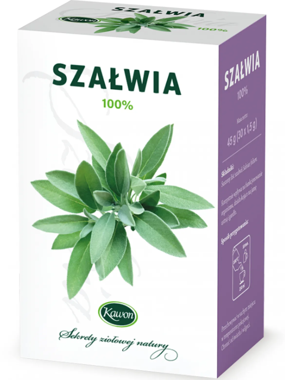 Herbatka Szałwia 30x1,5g Kawon