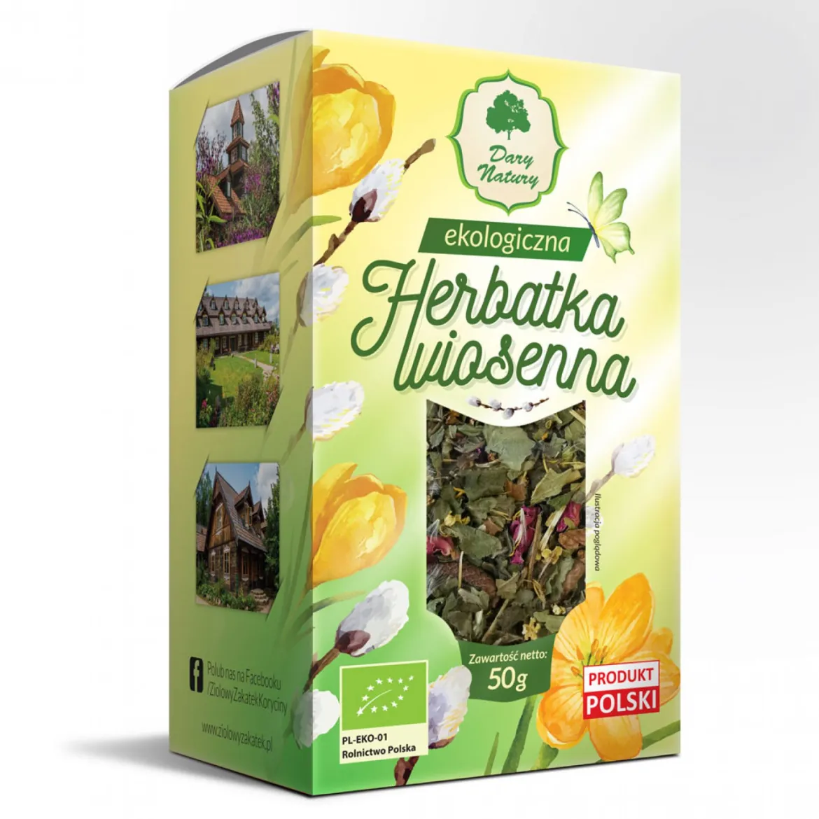 Herbatka wiosenna EKO 50g Dary Natury
