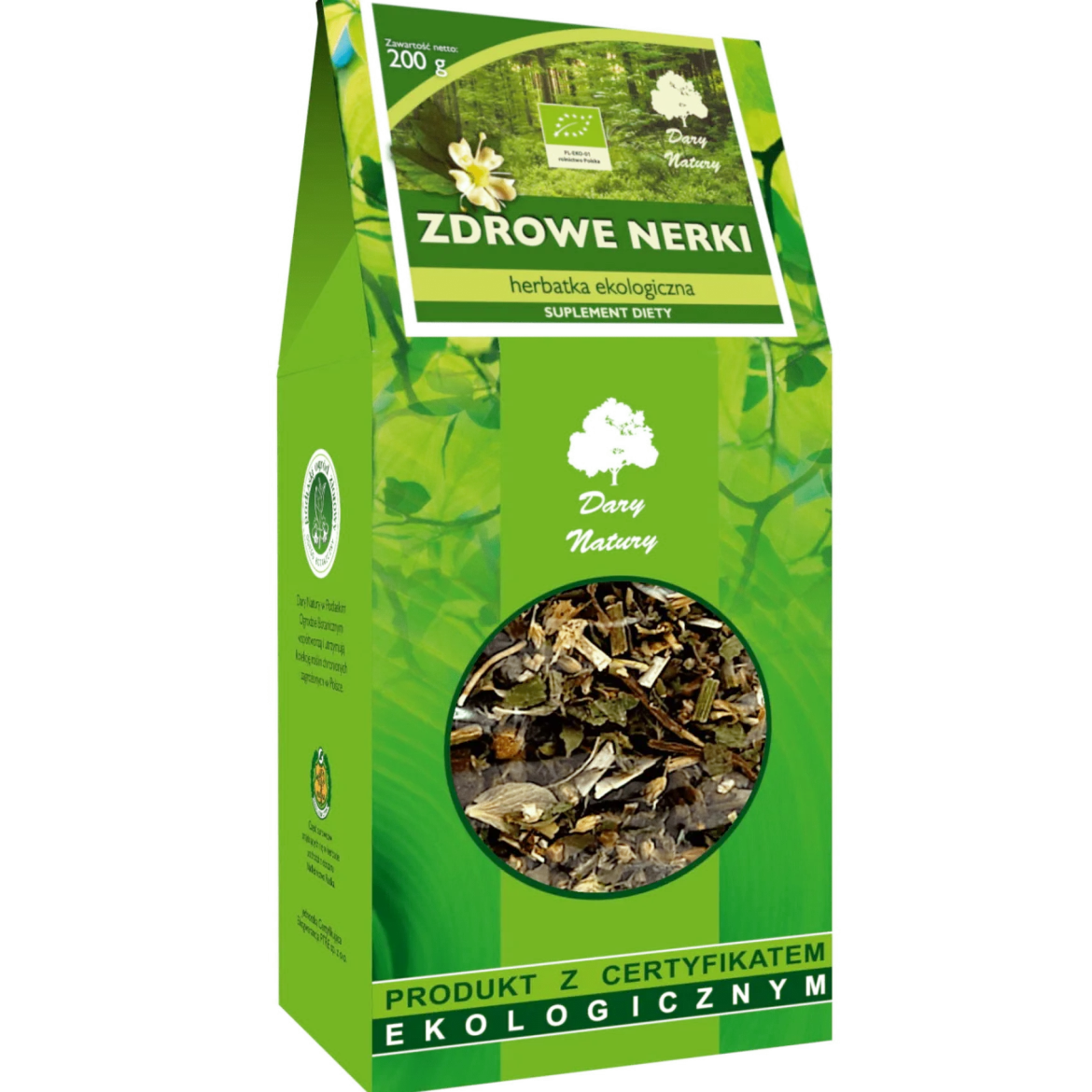 Herbatka Zdrowe nerki EKO 200g Dary Natury