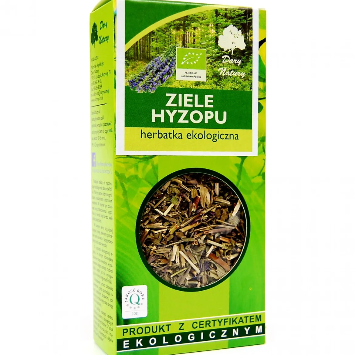 Hyzop Ziele EKO 50g Dary Natury