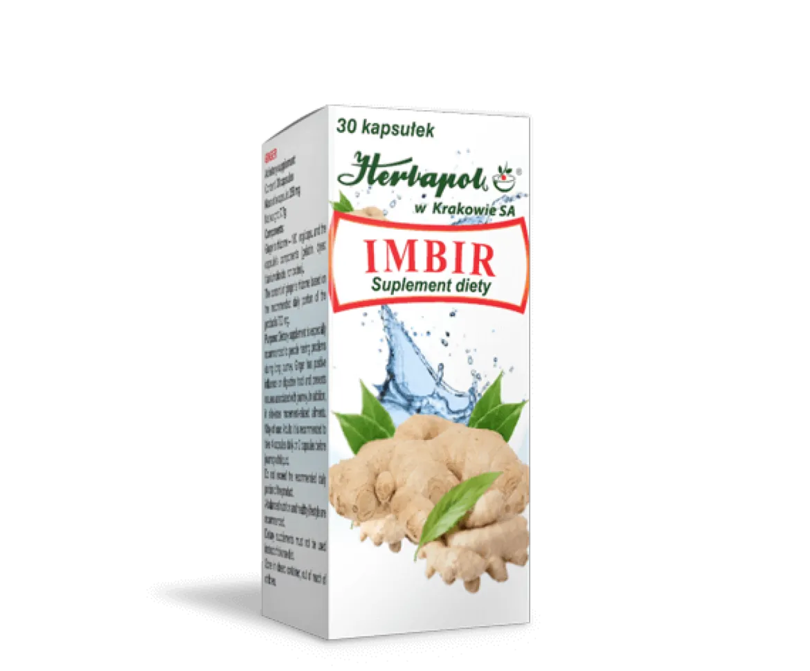 Imbir 30kaps. Herbapol