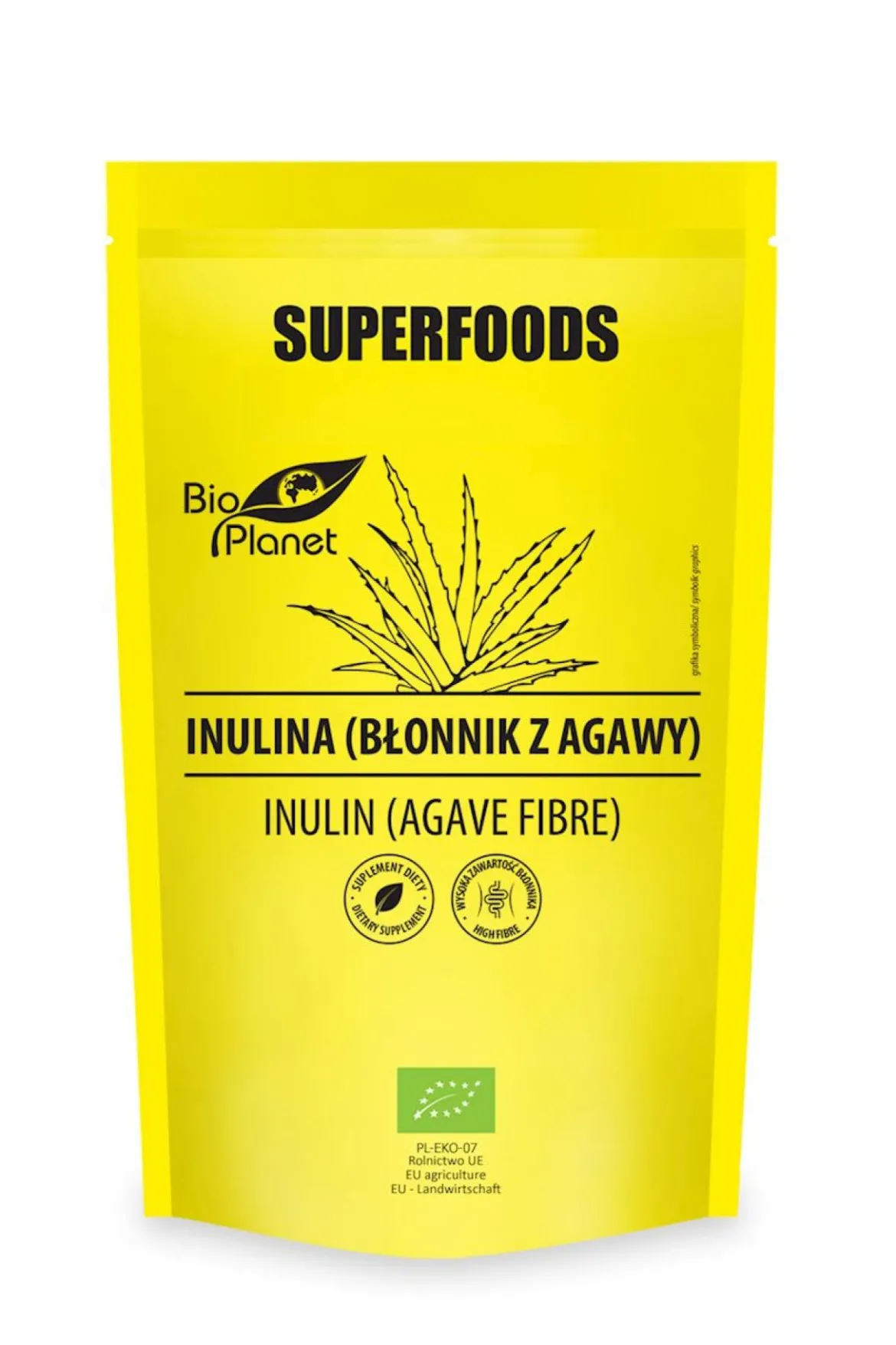 Inulina (Błonnik z Agawy) Bio 250g Bio Planet Bio Planet