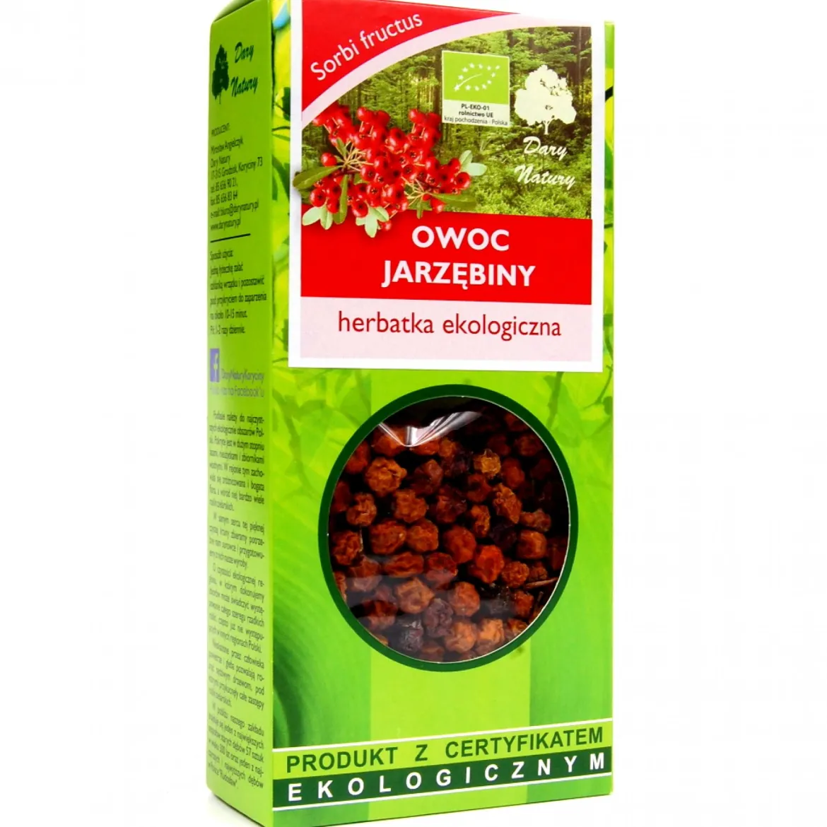 Jarzębina owoc 50g Dary Natury