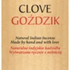 Kadzidło Goździk 30g 15 szt Sattva