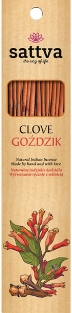 Kadzidło Goździk 30g 15 szt Sattva