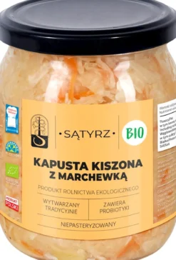 Kapusta Kiszona z Marchewką BIO 450g Sątyrz