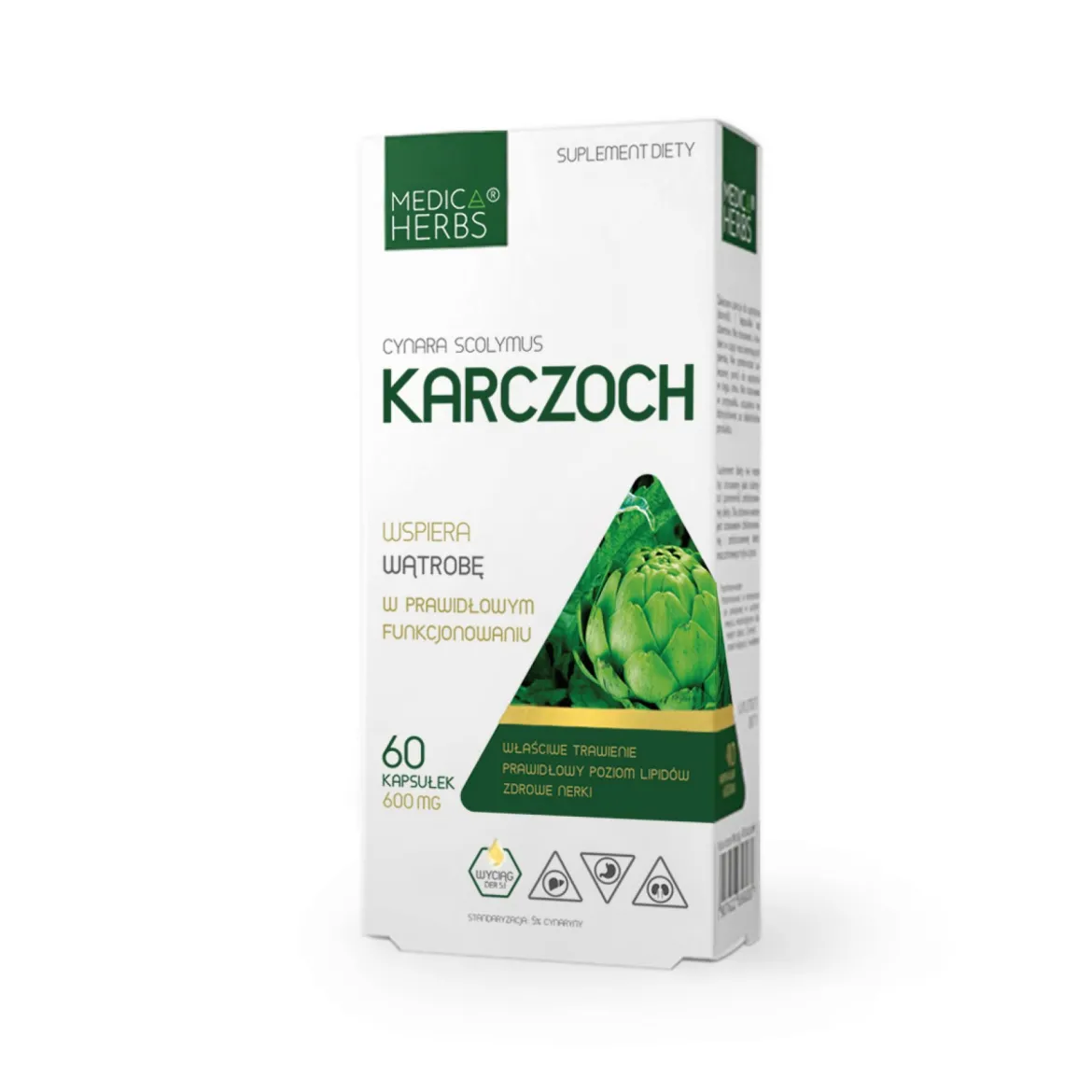 Karczoch 60 kaps. Medica Herbs