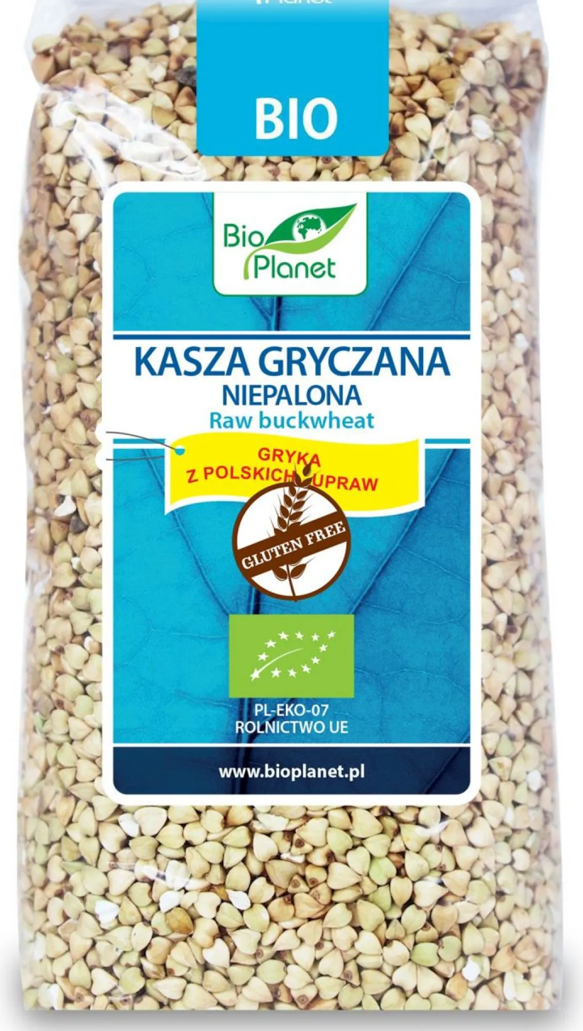 Kasza Gryczana Niepalona Bezglutenowa BIO 500g Bio Planet