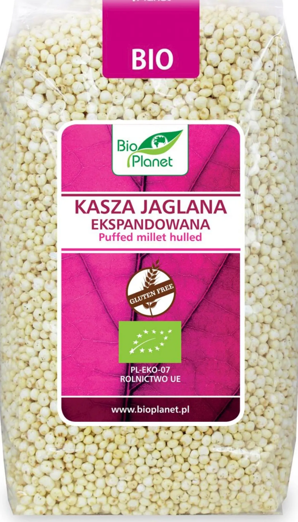 Kasza Jaglana Ekspadowana Bezglutenowa 150g Bio Planet