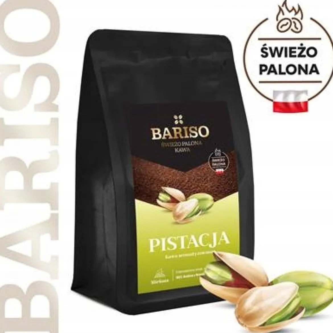 Kawa Mielona Pistacja 200g Bariso