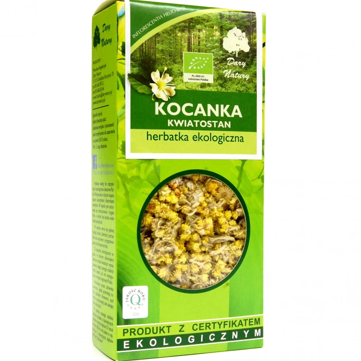 Kocanka kwiatostan 25g EKO Dary Natury