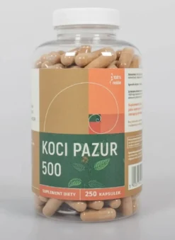Koci Pazur Vilcacora 500mg 250kaps. Nanga
