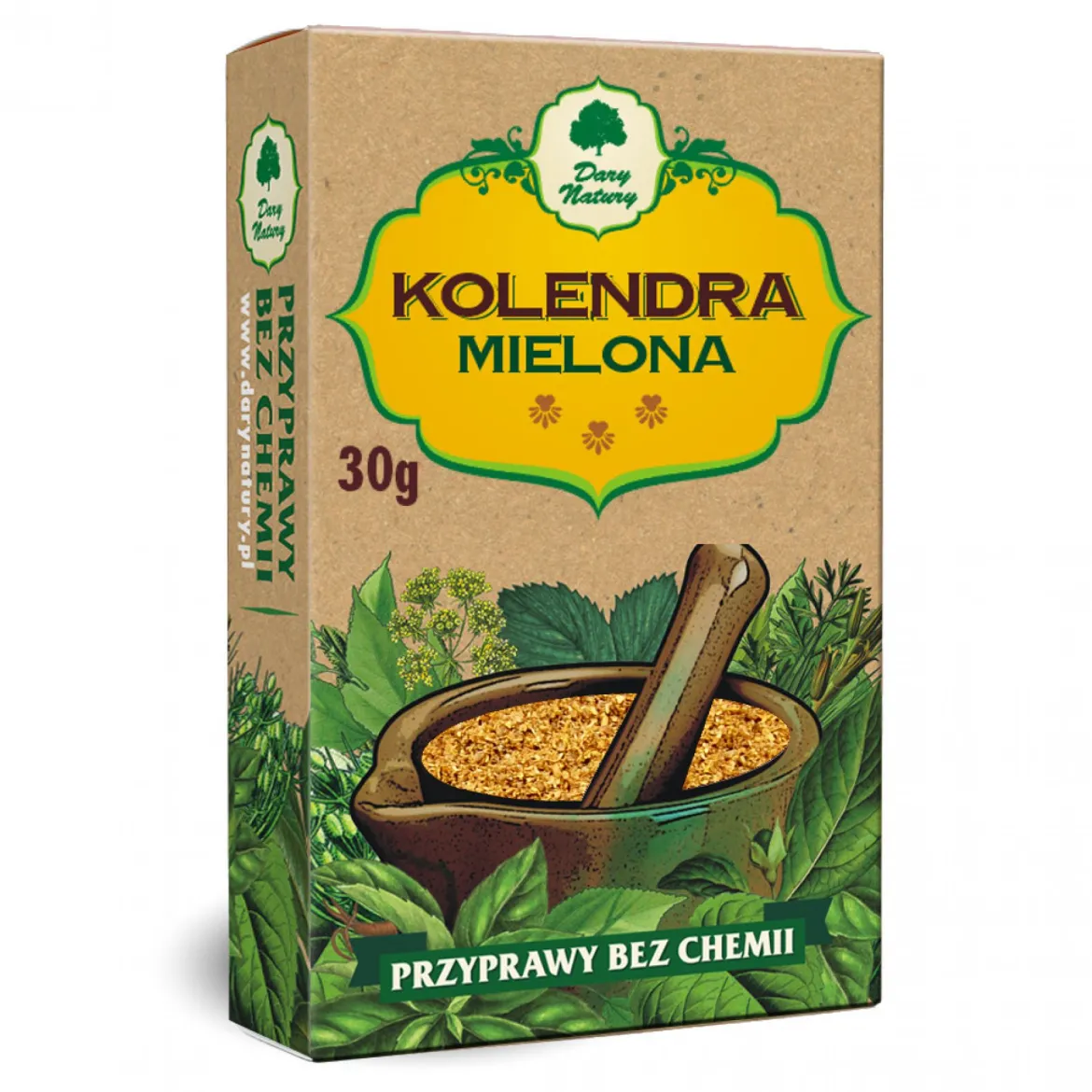 Kolendra mielona 30g Dary Natury