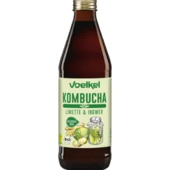 Kombucha limonka-imbir BIO 330ml Voelkel