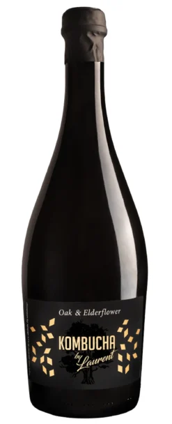 Kombucha Szampańska Na Płatkach Dębu o Smaku Kwiatów Czarnego Bzu Bio 750ml Kombucha By Laurent