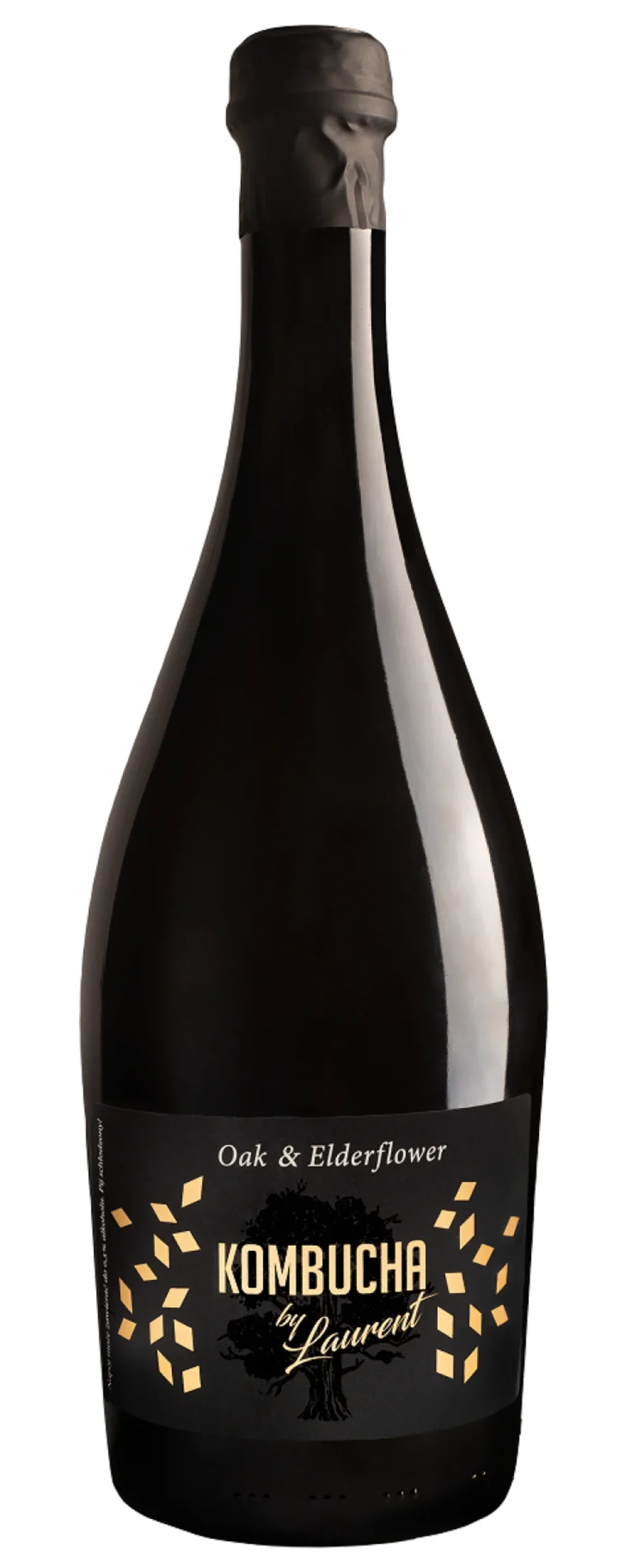 Kombucha Szampańska Na Płatkach Dębu o Smaku Kwiatów Czarnego Bzu Bio 750ml Kombucha By Laurent
