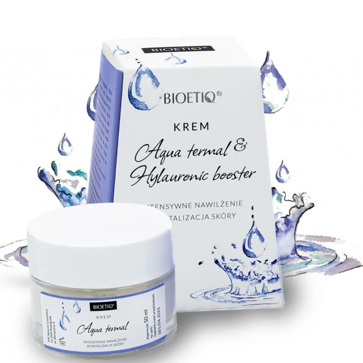 Krem do twarzy Aqua Termal & Hyaluronic Booster 50ml Bioetiq