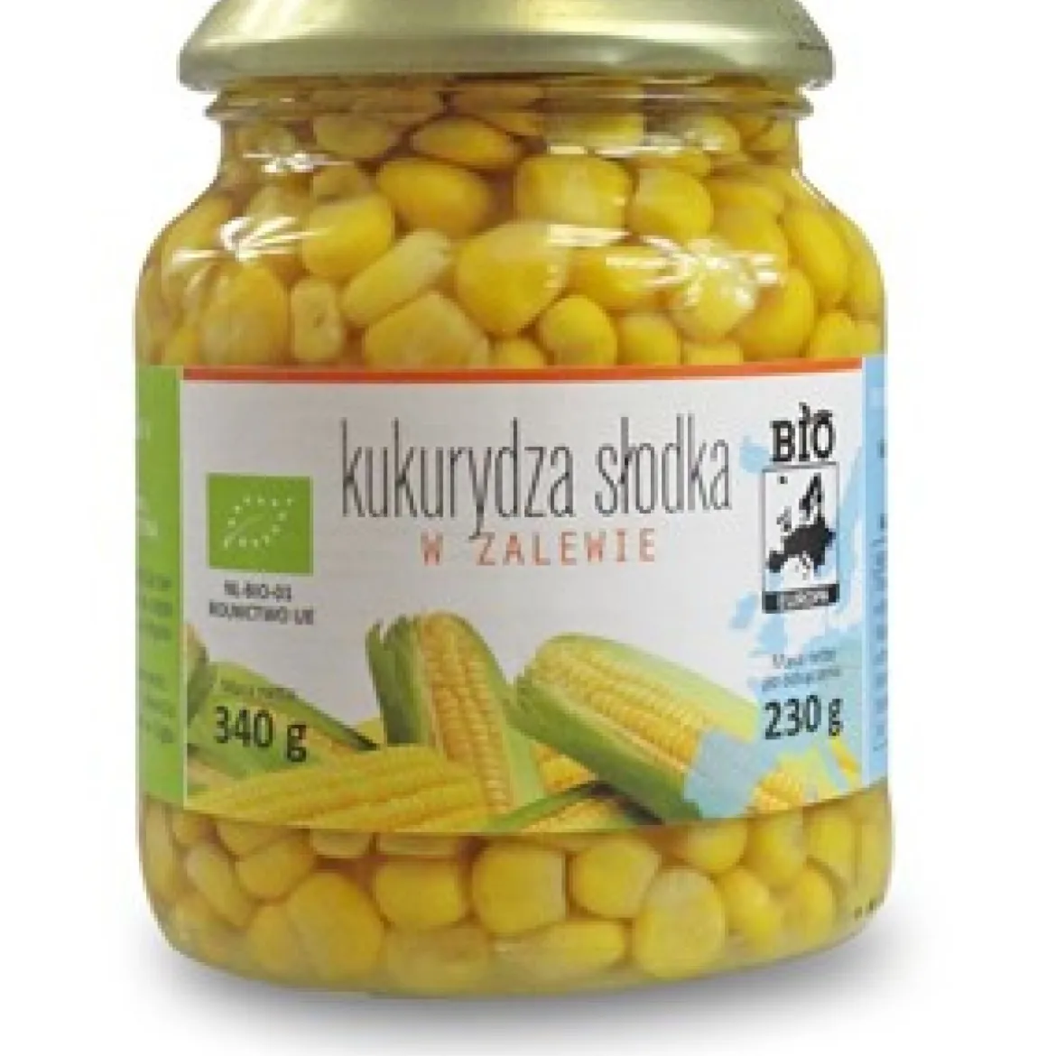 Kukurydza słodka w zalewie BIO 230g Bio Europa