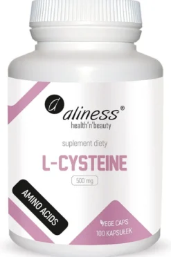 L-Cysteine 500 mg x 100 Vege caps. Aliness