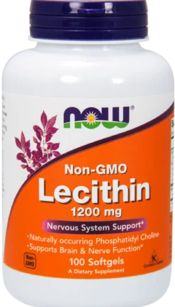 Lecytyna 1200mg Non-GMO 100 softgels Now Foods