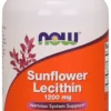 Lecytyna słonecznikowa Lecithin Non-GMO 100 softgels 1200mg Now Foods