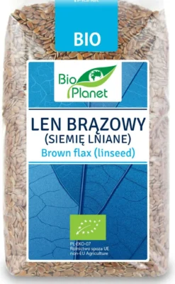 Len Brązowy - Siemię Lniane BIO 400g Bio Planet