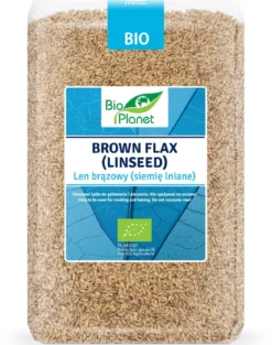 Len Brązowy - Siemię Lniane BIO 2kg Bio Planet
