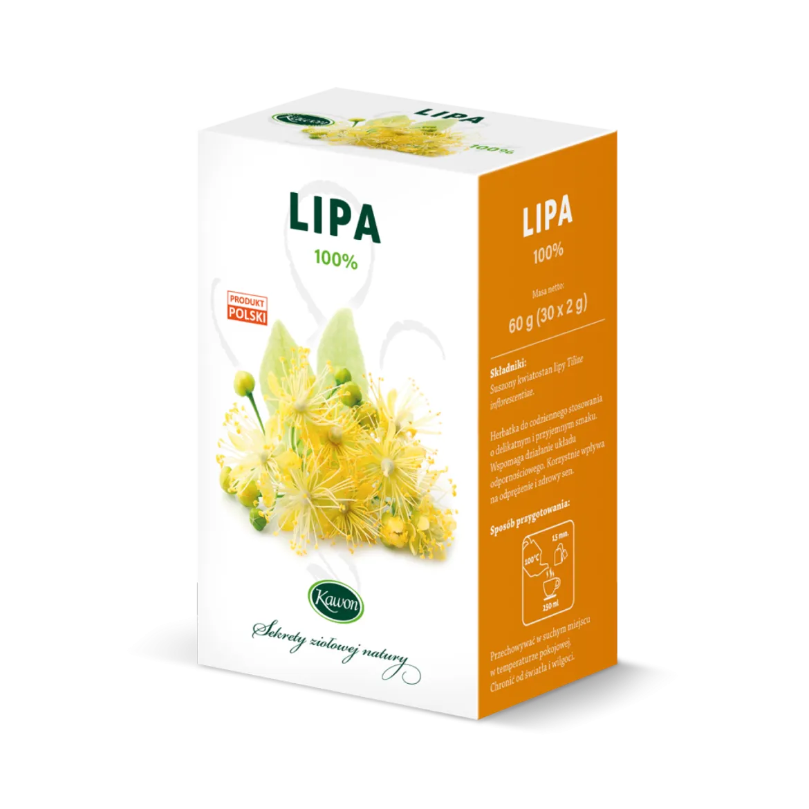 Lipa herbata ekspresowa 30x2g Kawon
