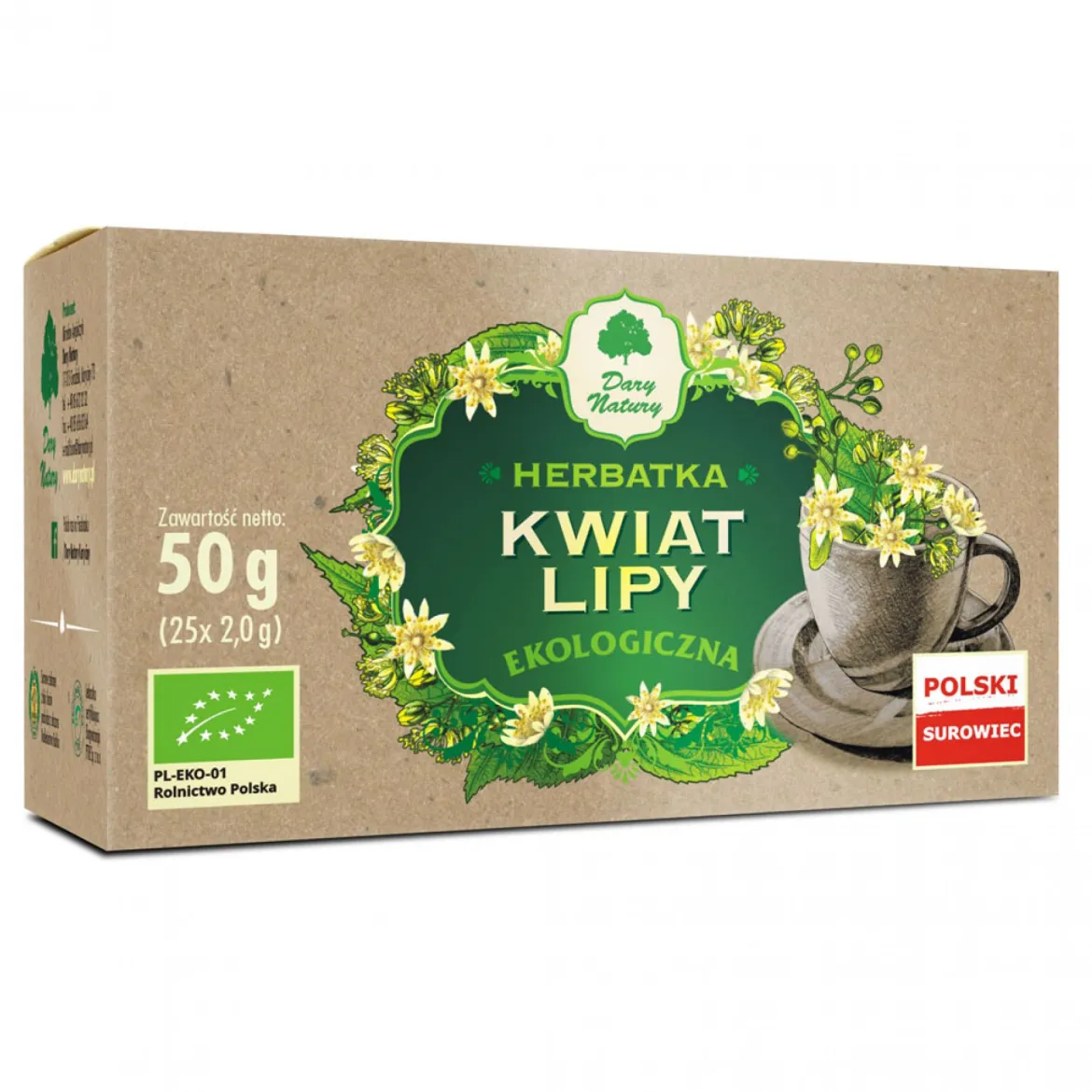 Lipa kwiat EKO 25x2g Dary Natury