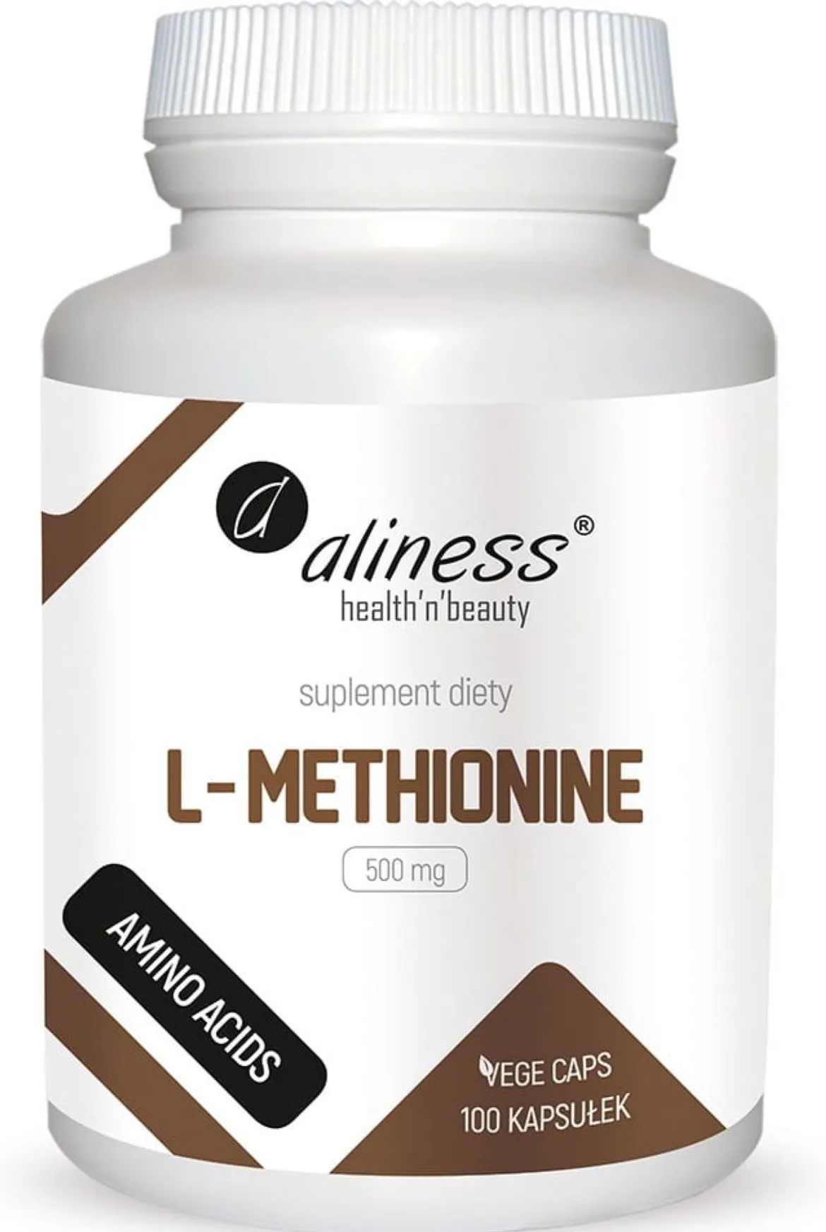 L-Methionine 500 mg x 100 Vege caps. Aliness