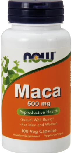 Maca 500mg 100 kapsułek Now Foods