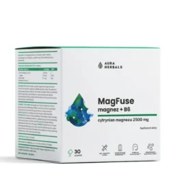 MagFuse Magnez + B6 30 saszetek Aura Herbals