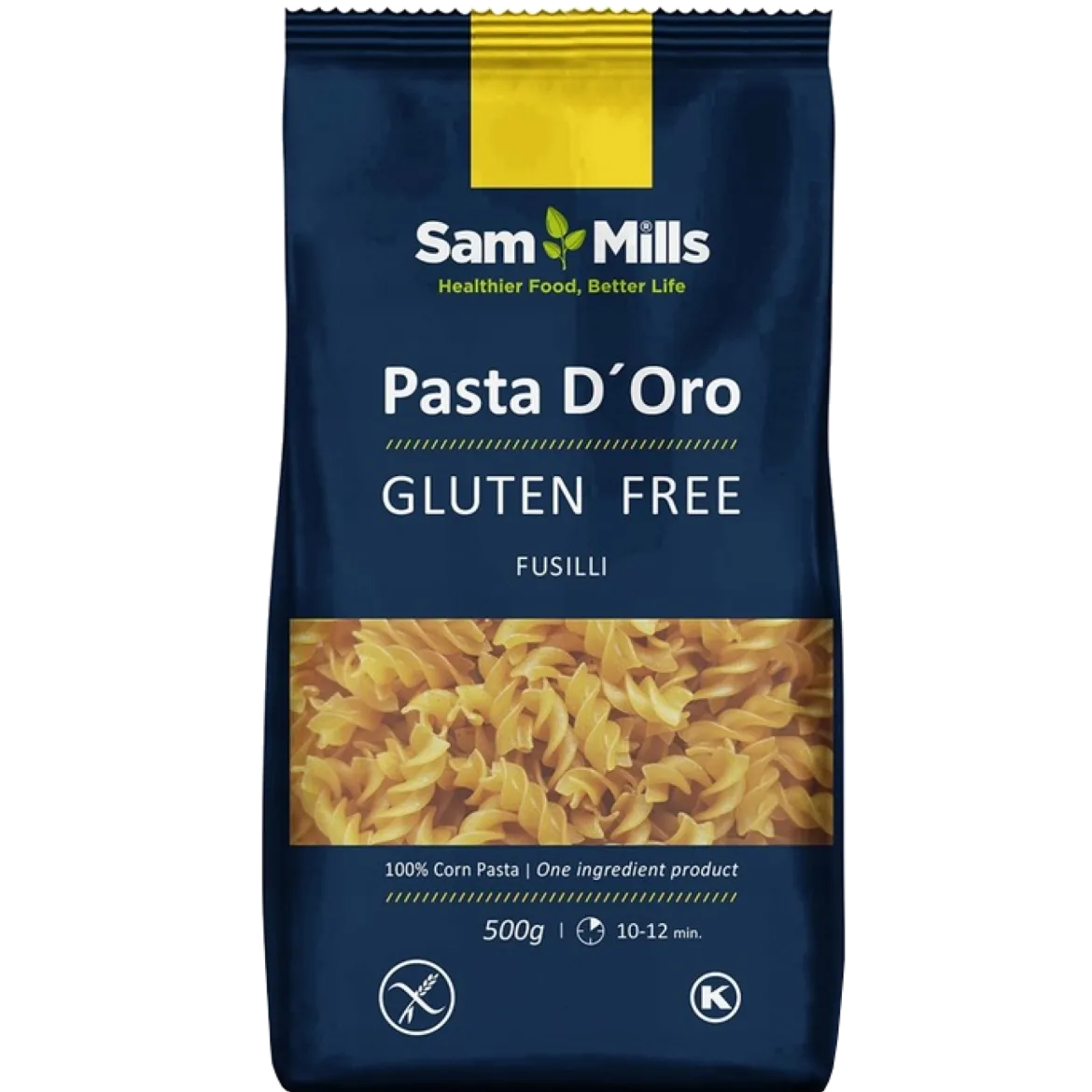 Makaron Bezglutenowy Świderki 500g Sam Mills
