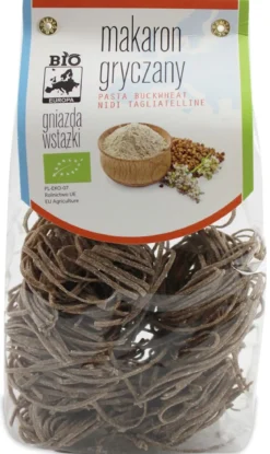 Makaron (Gryczany) Gniazda Wstążki Bio 250g Bio Planet