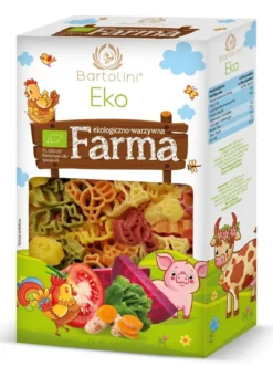 Makaron (Semolinowy z Suszonymi Warzywami) Dla Dzieci Farma BIO 250g Bartolini